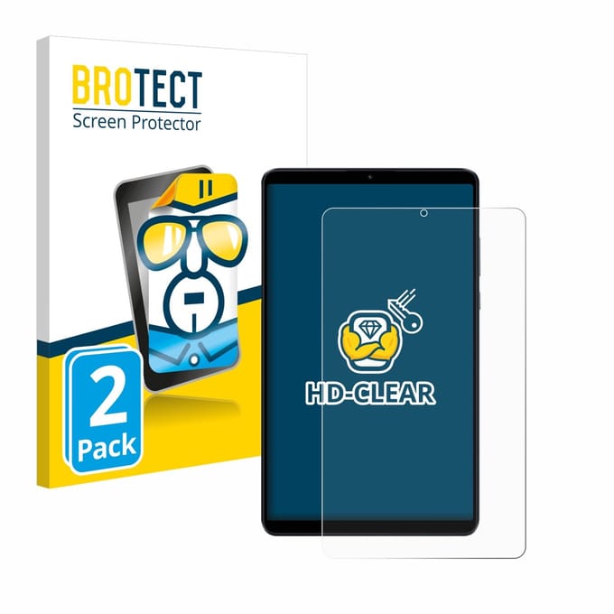 BROTECT - Screenprotector voor Xiaomi Redmi Pad SE 8.7 4G - Folie Beschermfolie transparant 2 Stuks