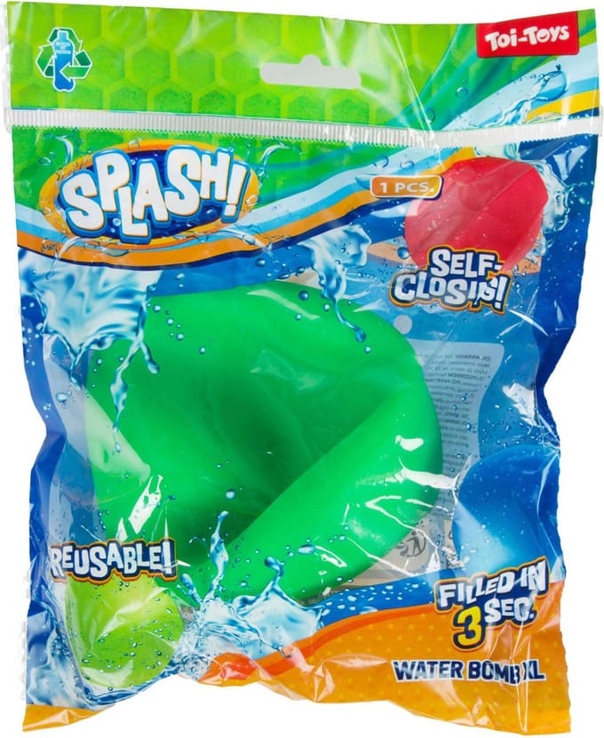 Splash Waterballon Xl Herbruikbaar En Zelfsluitend - 1 stuk