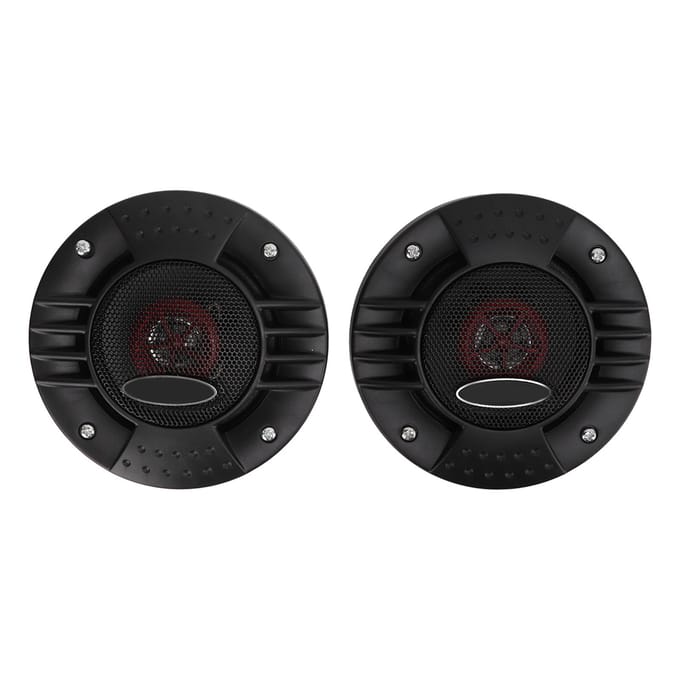 Paire Haut-parleur Tweeter Audio Voiture Rond 91dB Son Plus Fort Noir 4 Ohms pour Système Sonore black