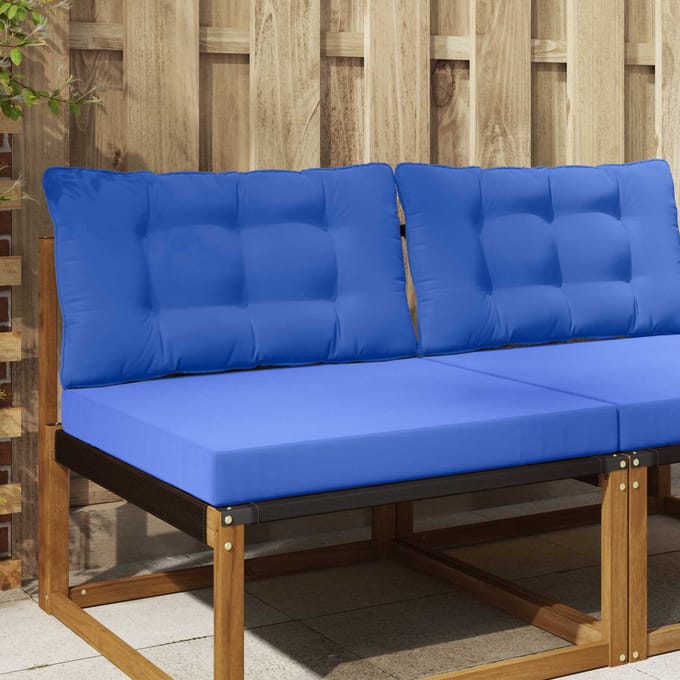 vidaXL - Buitenbankkussen - Polyester - Koninklijk - Blauw - 80 - x - 68,5 - cm