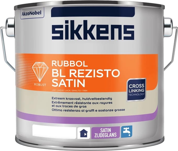 Sikkens - Rubbol BL Rezisto - Satin Wit - 1 Liter