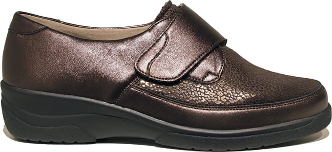 Solidus -Dames - brons - lage gesloten schoenen - maat 38.5