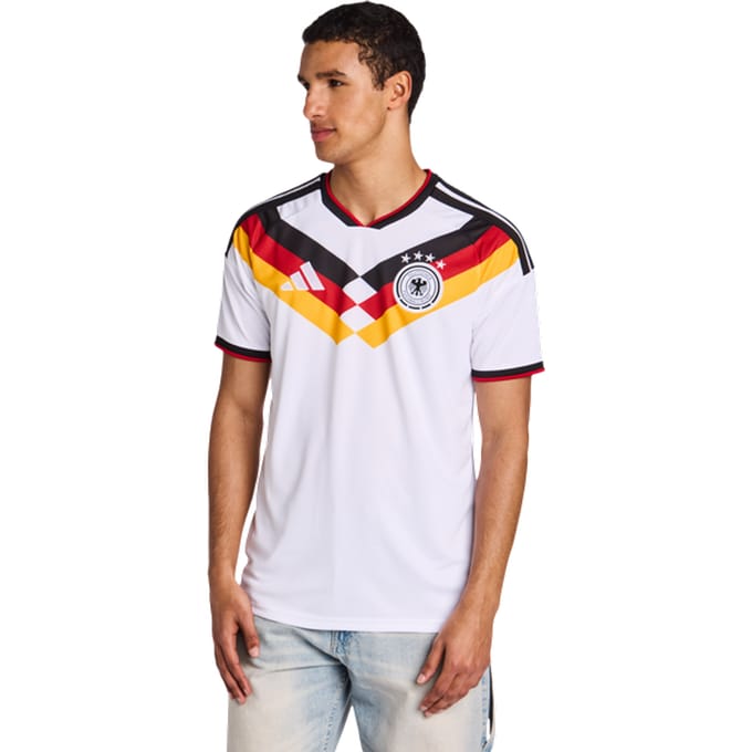 Adidas Germany Truien/Replica's Heren - Wit - Maat XS - Poly Jersey