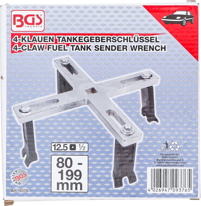 BGS Tanksensor sleutel, verstelbaar 12,5 mm (1/2)