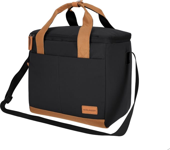 Nörlander Koeltas Austin 20L - Retro look - 33 x 22 x 28 cm - Zwart