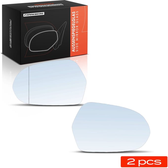 Frankberg 2x Spiegelglas Buitenspiegel Voor voor Audi A6 4G2 4GC