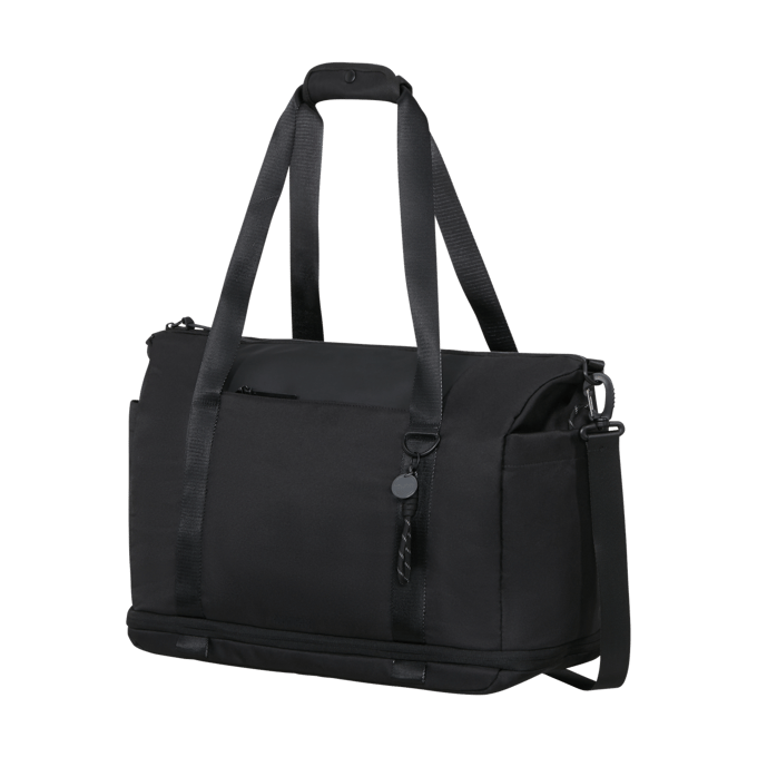 American Tourister Minima Weekender reistas 48 cm met uitbreidingsplooi - black