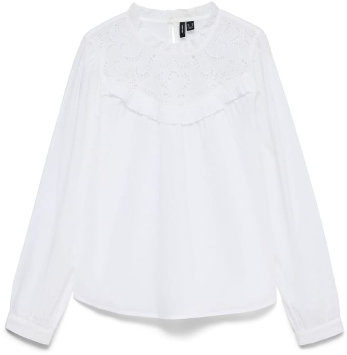 VERO MODA - VMJASMIN LS TOP WVN NOOS - Dames - Blouses