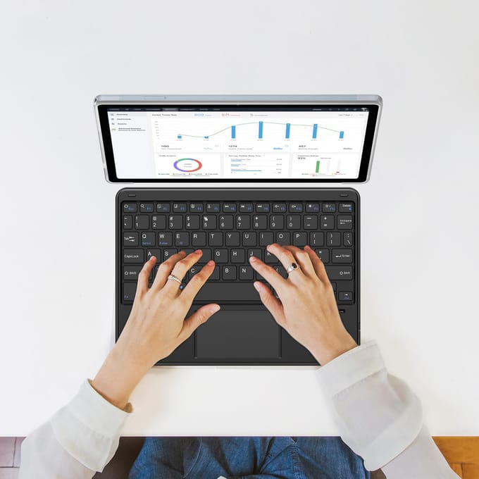 Blackview K2 Bluetooth keyboard - Draadloos Toetsenbord - Geschikt Voor Windows - iOS - Computers - Desktopcomputers - Laptops - Tablets - QWERT Toetsenbord - Zwart