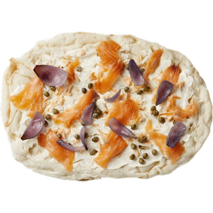 Pinsa gerookte zalm