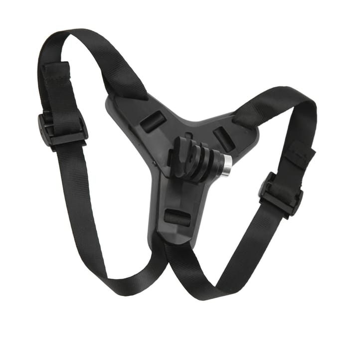Sangle réglable pour mentonnière de casque, support de caméra antidérapant pour casque de moto Hero 7 6 5 noir