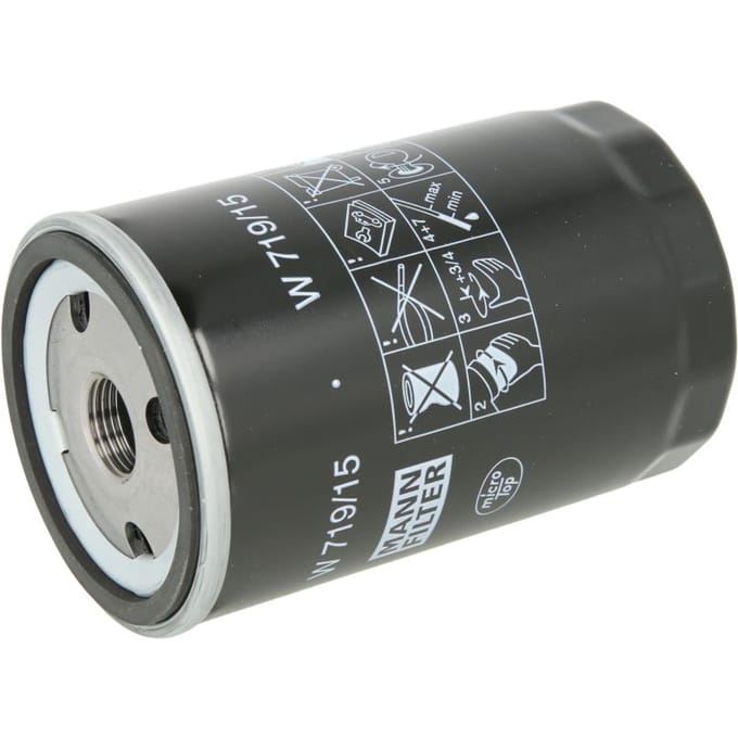 MANN-FILTER Oliefilter W 719/15 | OEM BMW | Voor BMW 3 Serie E21 E30, 5 Serie E12 E28 E34, Z1, Alpina B, Bertone Freeclimber 2.0 2.7, Citroën SM