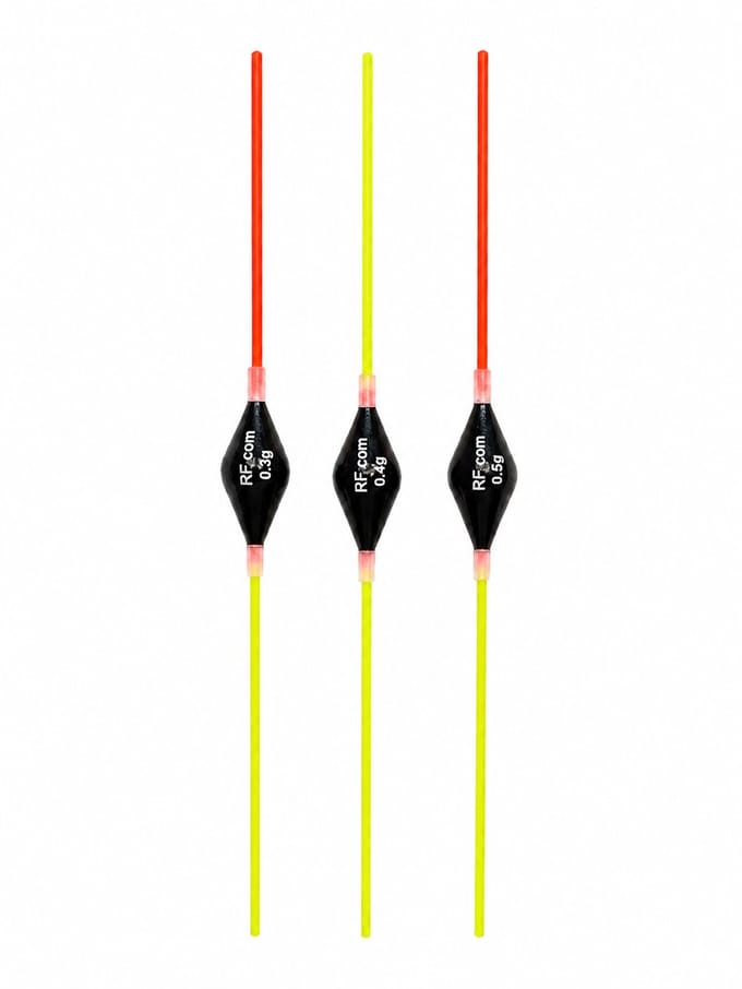 Reniers Fishing Dobber RF Diamond Paste – Paste Dobber met Rode/Gele Antenne - Maat : 0.40gr