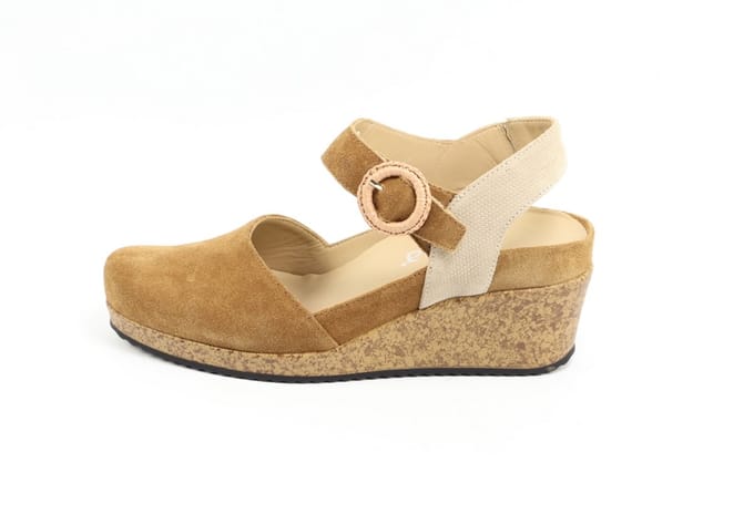 Durea - 5919 565 0500 H-Wijdte - Sandalen - Cognac