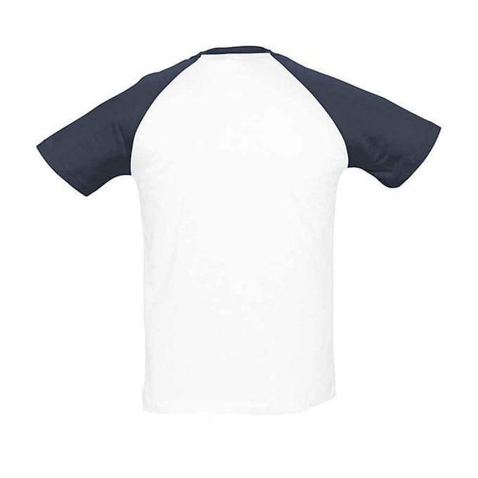 SOLS Unisex Funky Raglan T-shirt voor volwassenen (Wit)