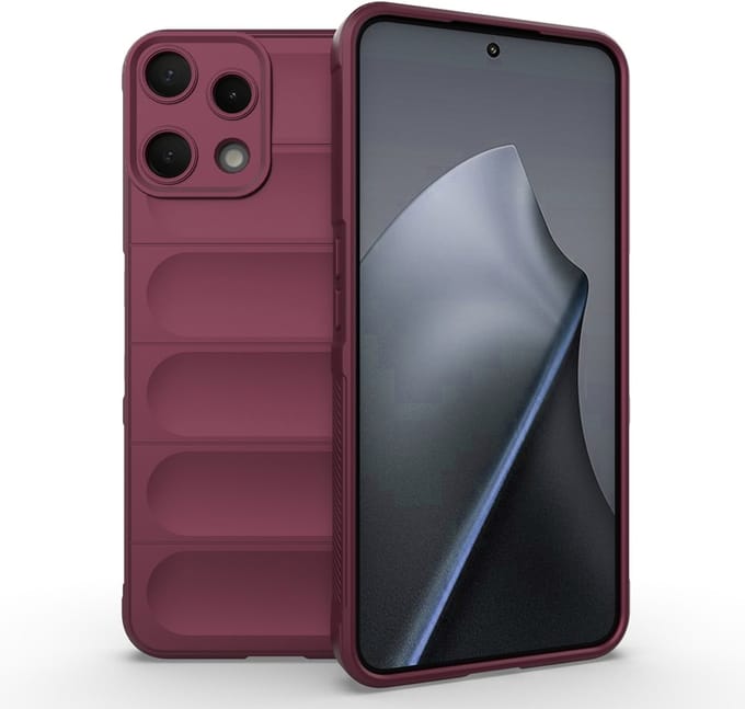 MobyDefend Hoesje - Geschikt voor Nothing Phone (3a) Lite - TPU Gripcase - Donkerpaars