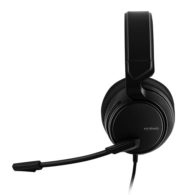 3,5 mm Stereo Over-Ear Low Bass Bedrade Gaming Headphone met Microfoon Ruisonderdrukkende Headset zwart