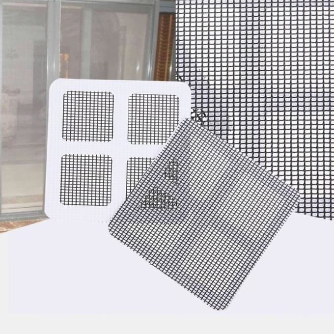 Moustiquaire - 3 pièces - Anti-insectes - Ajustable - Fixation scotch