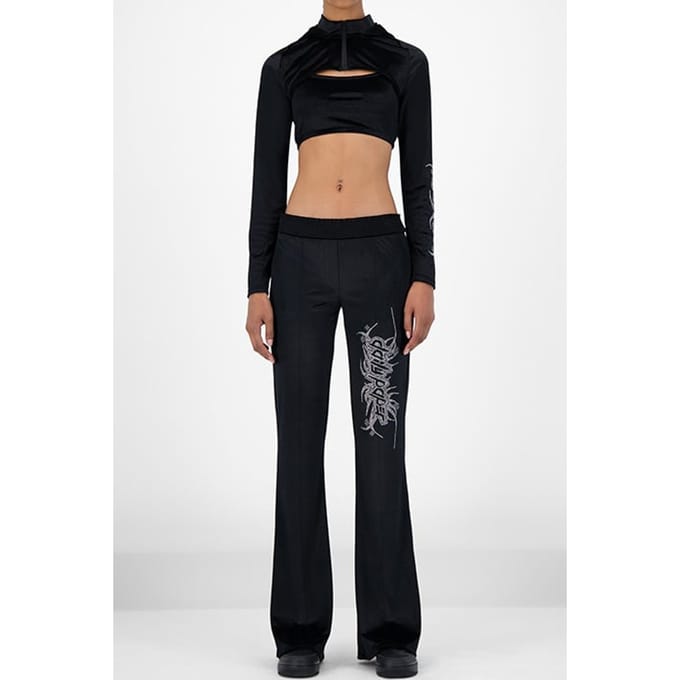 Daily Paper Black Jolero Top Größe: XS | Kaputzenpullis Outlet | Damen | Schwarz
