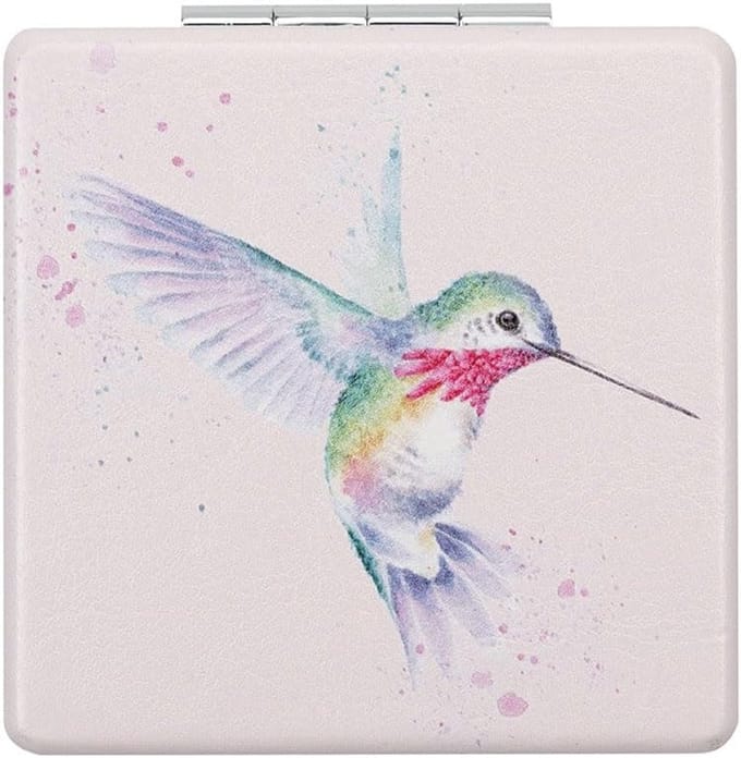Compacte Spiegel - Make-up Spiegel - Snelle Touch-up - Dubbelzijdig Ontwerp - 10.2 x 10.2 cm - Multicolor