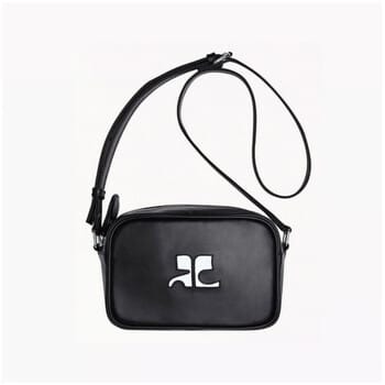 Handtas Courreges COURREGES SAC CAMERA RÉÉDITION EN CUIR LISSE