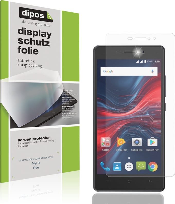 dipos – 4x Matte Beschermfolie geschikt voor Myria Five | Krasbestendige & antireflecterende Screenprotector Ultra-Thin