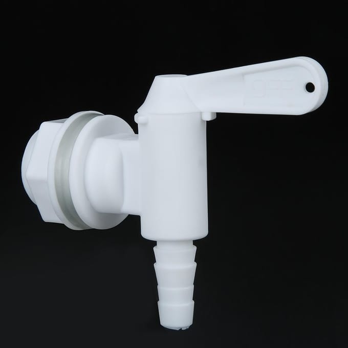 3 Stuks Plastic Bier Brouwemmer Kraan met Accessoires voor Thuis Bier Brouwen white