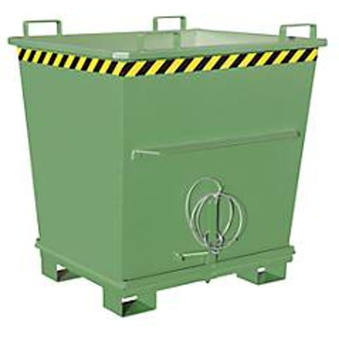 Bodemklepcontainer BKB 1000, groen