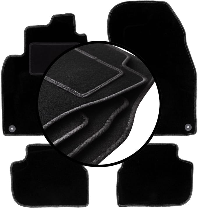 Complete set veloursmatten voor: Saab 9-3 II cabrio (2002-2014)