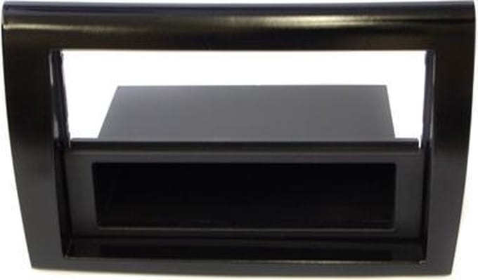 2-DIN frame met bakje Fiat Bravo 07> zwart