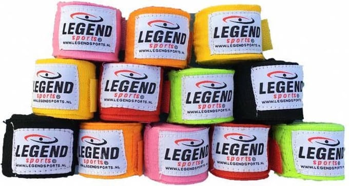 Legend Sports Boksbandages 255 Cm Blauw Per 2 Stuks