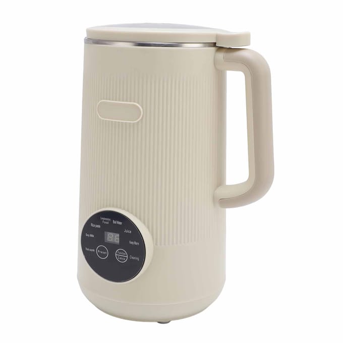 1200ml Notenmelkmaker Timer Automatische Reiniging Geïsoleerde Multifunctionele Sojamelk Machine voor L beige