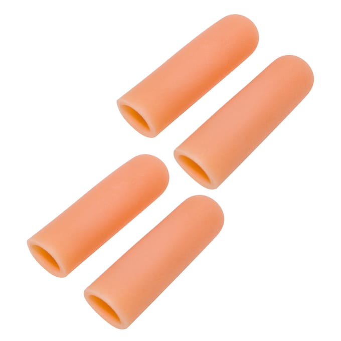 4pcs Manchons de Pouce en Silicone Protecteur de Doigt en Gel de Silice orange