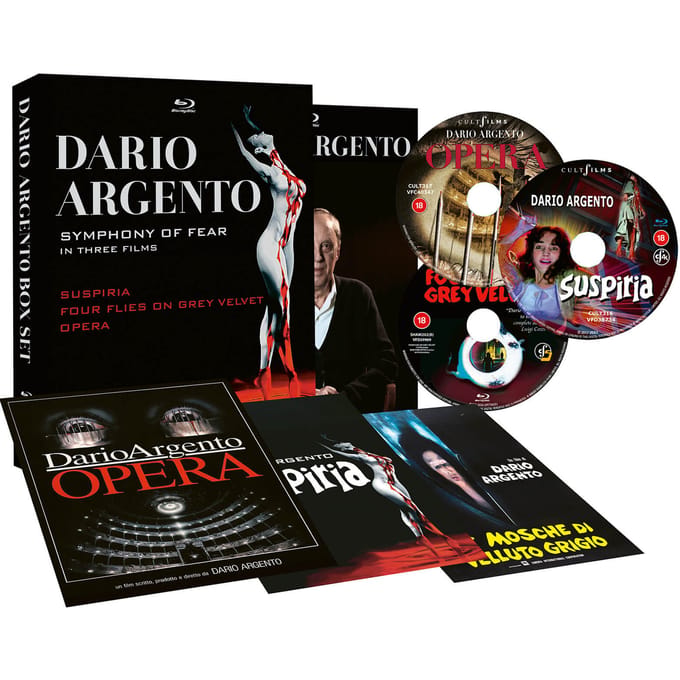 Dario Argento Box Set (Suspiria, Opera, Four Flies on Grey Velvet)