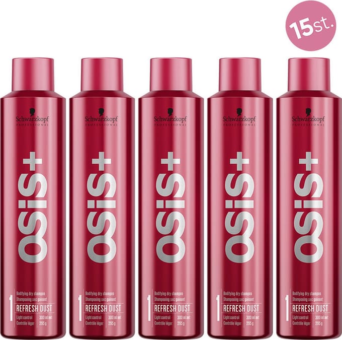 15X Schwarzkopf Osis Refresh Dust Droogshampoo 300ml