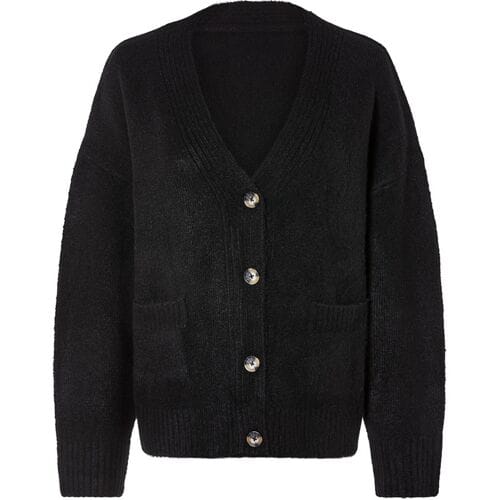 ESMARA Dames oversized vest (Zwart, S (36/38))