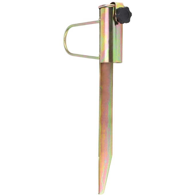 1 stuks IJzeren Zon Strand Vissen Parapluhouder Zand Parasol Anker Tuin Buiten Reizen beige