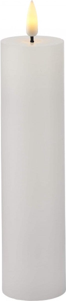 Sirius Sille LED Kaars Stompkaars - Ø 5cm x H 20cm - wit
