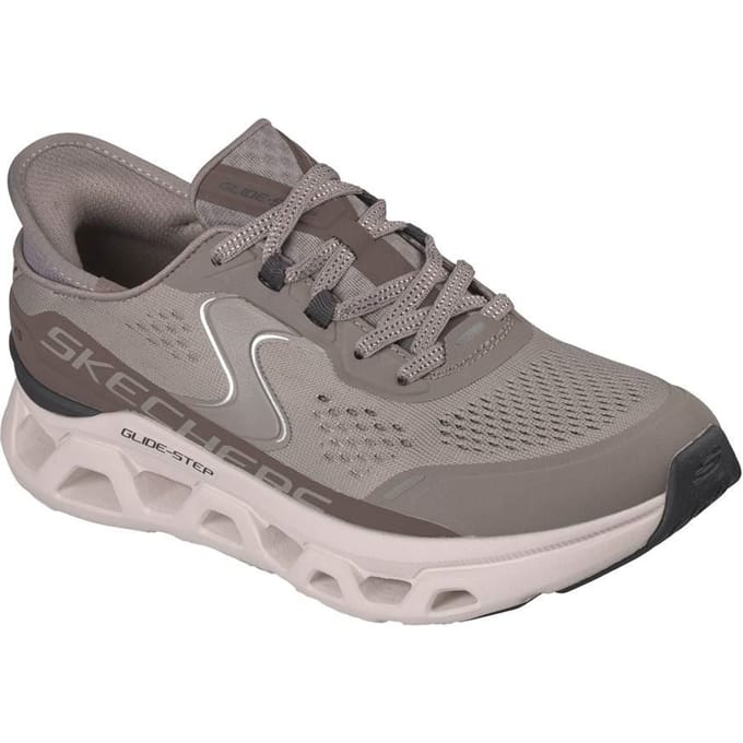 Skechers Slip-Ins Glide Step Altus Mesh Dames Khaki Sneakers