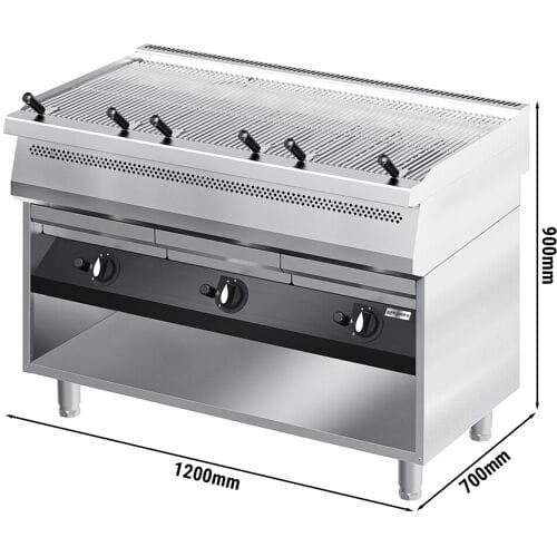 GGM Gastro Gas Wassergrill - 33 kW Zilver