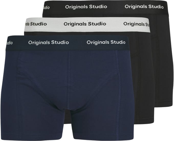 JACK&JONES - JACVESTERBRO SOLID TRUNKS 3 PACK NOOS - Heren - Onderbroeken