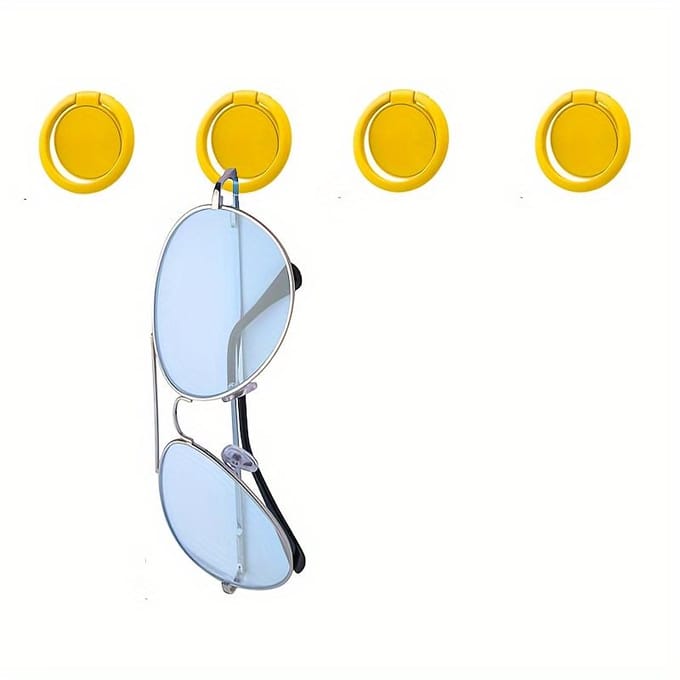 1 stuks Wandmontage Brillenhouder Ophangbare Brillen Display Organizer voor Brillen wit