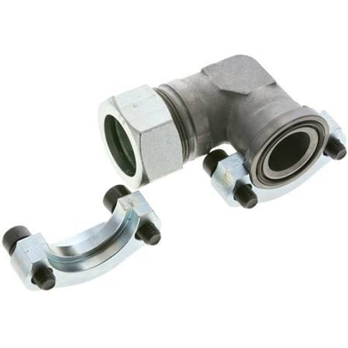 1-1/4'' SAE L-Flens 3000 psi Staal met 35L (M45x2) ISO 6162-1