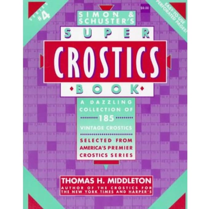 Simon & Schuster Super Crostics Book 4 - Middleton, Thomas H.