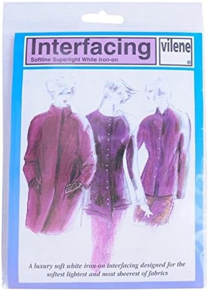 Strijkbare Tussenvoering Medium Wit - 50x90 cm voor Textiel en Handwerk