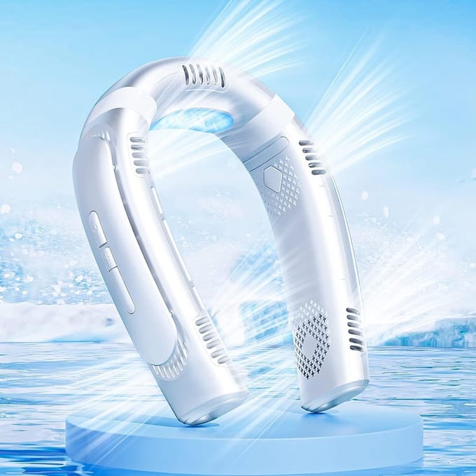 Nekventilator - Nek Ventilator - Neck Fan - Gezichtsventilator - Nek Fan - Draagbare Nek Ventilator