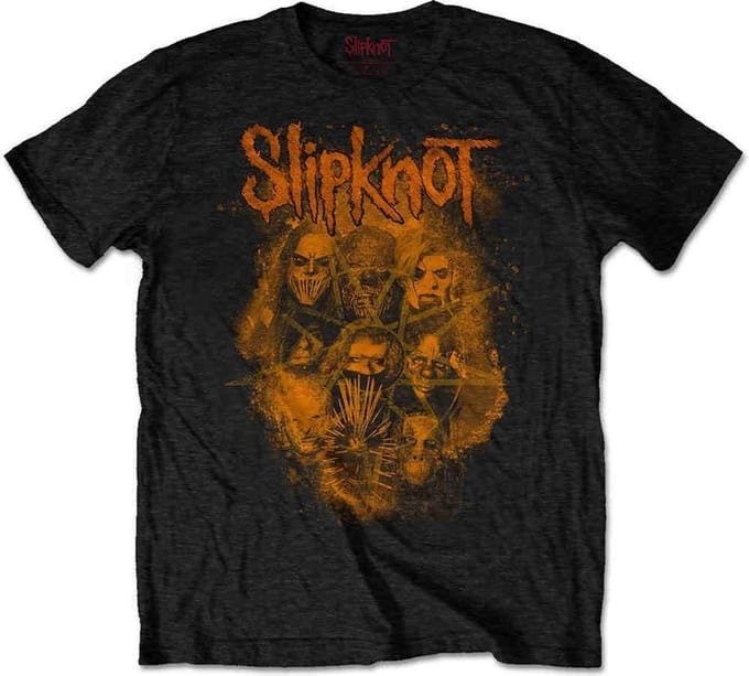 Slipknot - WANYK Orange Heren Tshirt - 2XL - Zwart