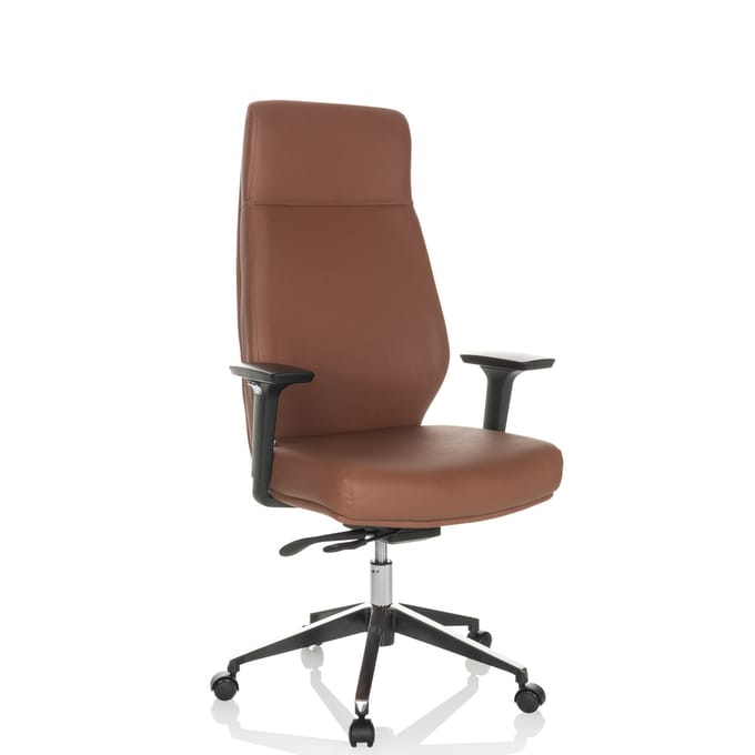 Professionele directiestoel VITORO ECO Bruin hjh OFFICE