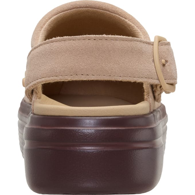 HEYDUDE Austin Lift Suede Dames Klompen Sesam/Multi