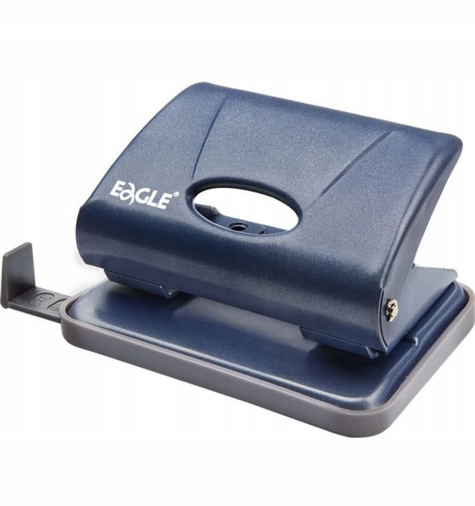 Eagle 706 Bureauperforator - Blauw, 15 Vel